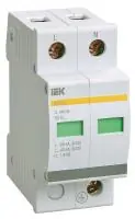 Огр-ль имп. перенапр. ОПС1-D 2Р In=5kA Un=230B Im=10kA ИЭК в Москве Огр-ль имп. перенапр. ОПС1-D 2Р In=5kA Un=230B Im=10kA ИЭК - foto