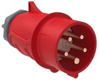 Вилка переносная ССИ-025 32А-6ч/200/346-240/415В 3Р+РЕ+N IP44 MAGNUM ИЭК в Москве Вилка переносная ССИ-025 32А-6ч/200/346-240/415В 3Р+РЕ+N IP44 MAGNUM ИЭК - foto